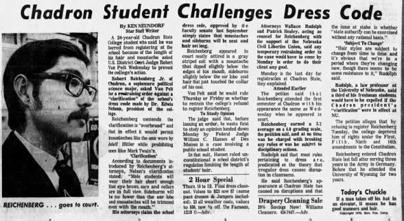 Clipping from The Lincoln Star